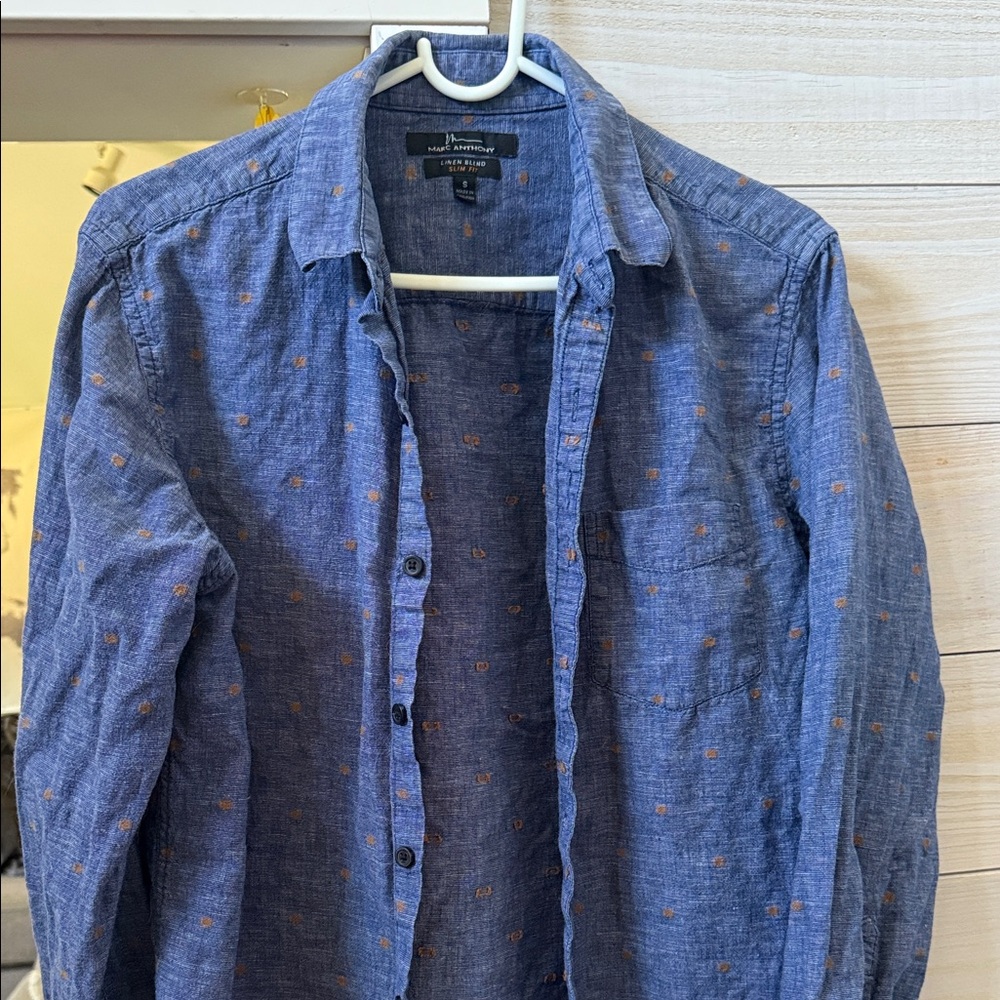J. Crew Blue Casual Button Down Shirt